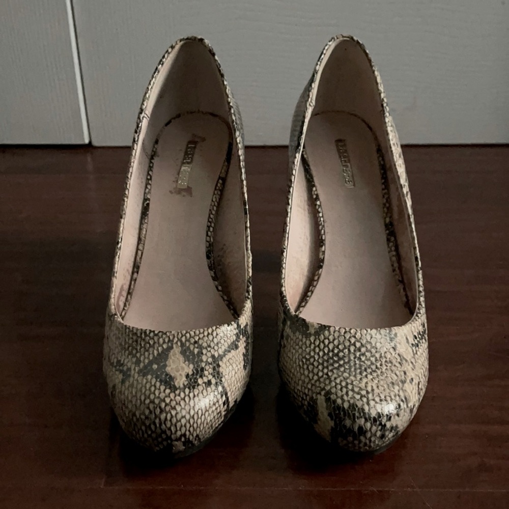 Snakeskin heels